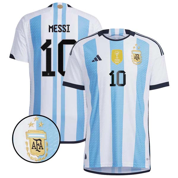 3 Estrellas Tailandia Camiseta Argentina 1ª Messi 2022/23